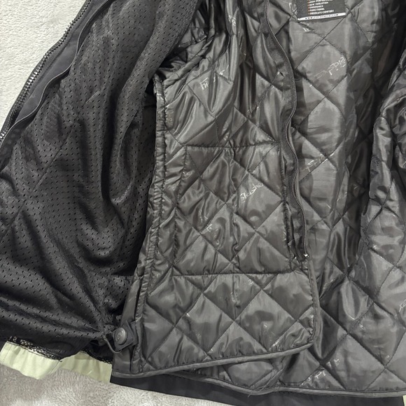 Fieldsheer Jacket Men's Small Motorcycle Riding Green Black Adjustable Sides - Picture 13 of 16